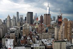 08-06 New York By Gehry, Jacob K. Javits Federal Office Building, World Trade Center, 401 Broadway From Rooftop NoMo SoHo New York City.jpg